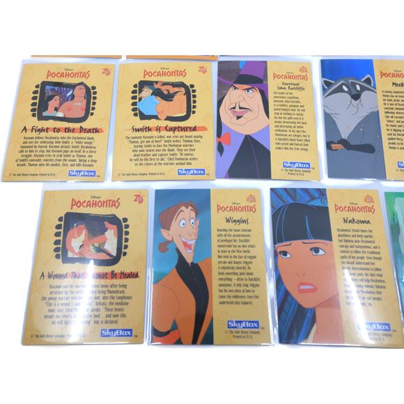 1991 SkyBox Pocahontas Disney Trading Card Lot [Lot of 19] - Picture 12 of 14